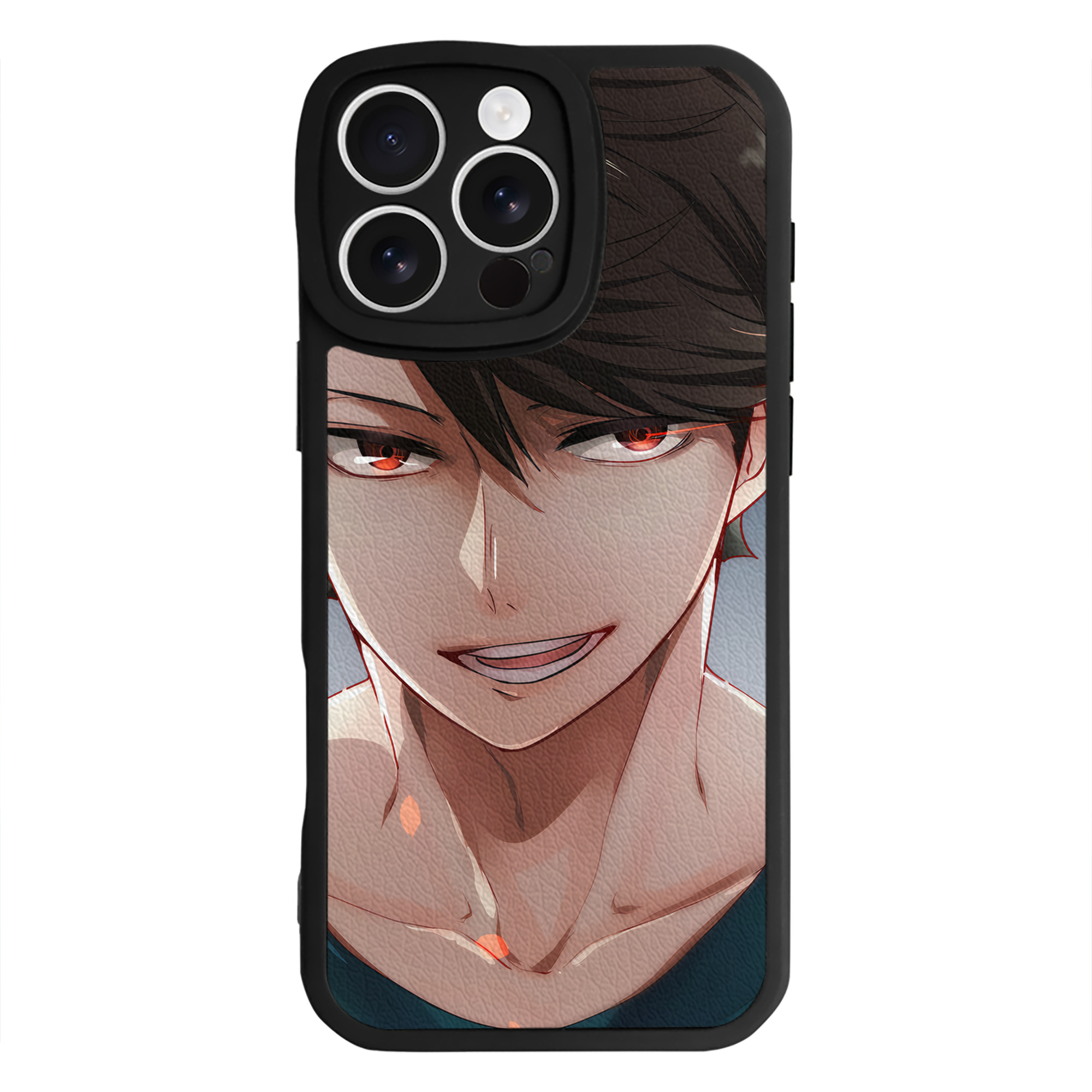 （画像用） ハイキュー!! Haikyu!! 【iPhone 16シリーズ対応】シリコンスマホケース（レザー調） 材質：シリコン